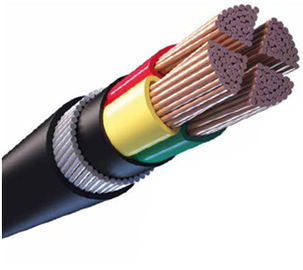 4 Çekirdek PVC İzoleli Kablo 5 Çekirdek Zırhlı Polivinil Klorür Tel Yanmaz
