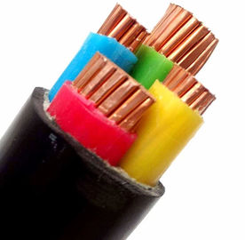 Siyah 4 Çekirdekli PVC İzoleli Bakır Tel Xlpe İzoleli PVC Kılıflı Kablo