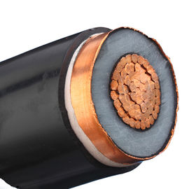 Siyah Alçak Gerilim Yeraltı Kablosu LV Tek Çekirdekli XLPE PVC Zırhlı Kablo